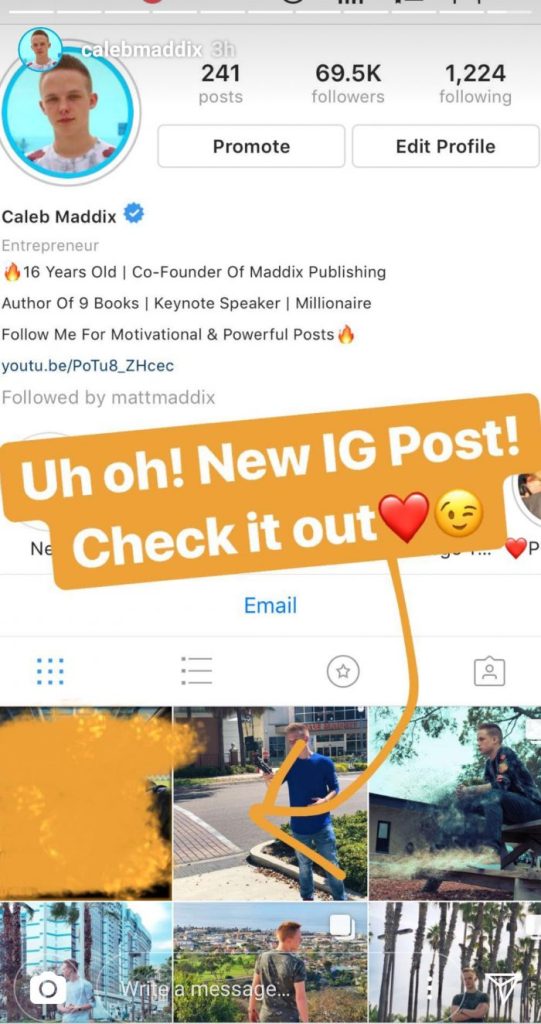 caleb maddix instagram